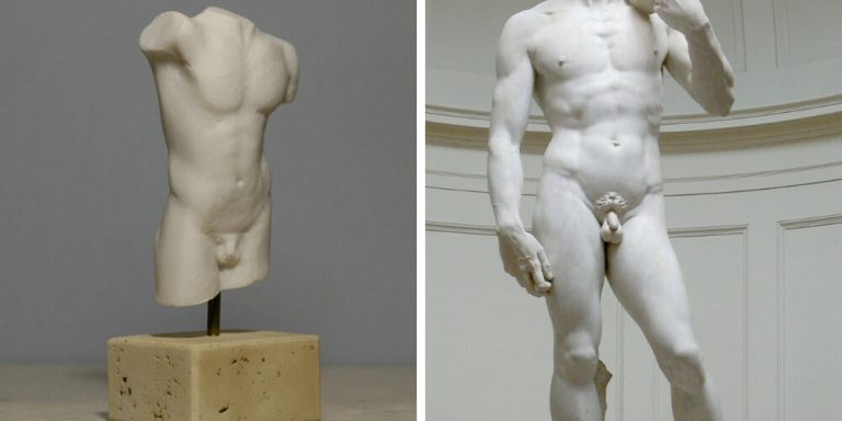 Sabes por qué las estatuas antiguas tienen el pene pequeño