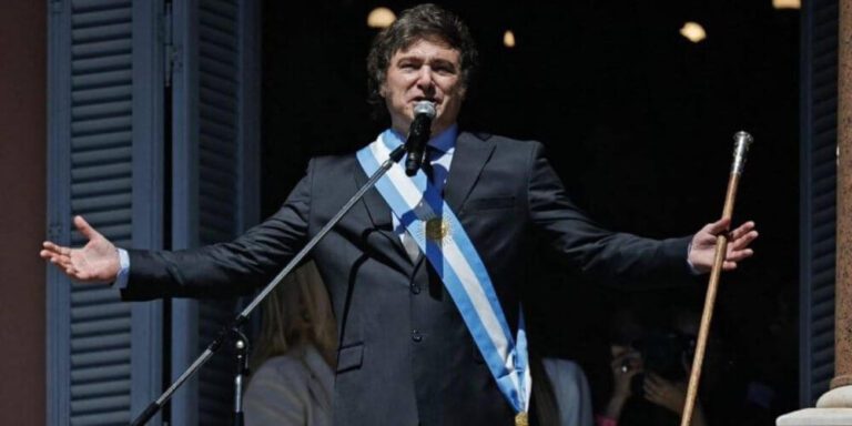 Javier Milei Jura El Cargo Como Presidente De Argentina Pronosticando