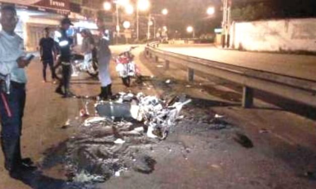 5 personas lesionadas dejo un choque de dos motos en Ocumare del Tuy