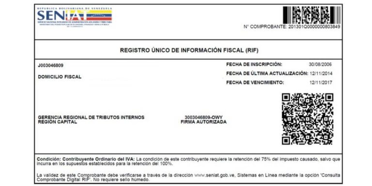 Guía De Pasos Para Sacar El Registro De Información Fiscal (RIF)