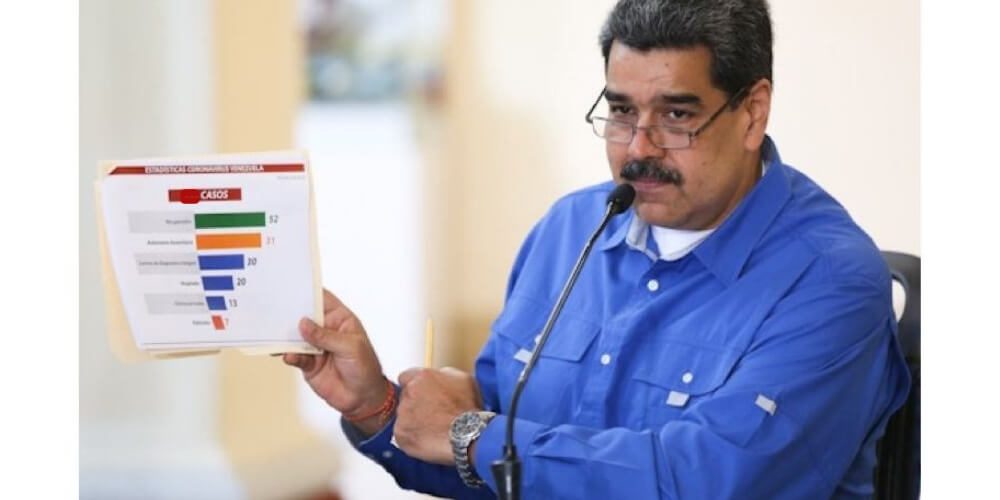 Nicolás Maduro reporta 6 nuevos casos de coronavirus en Venezuela