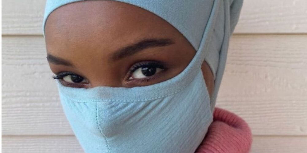 ✌ Innovador tapaboca hijab para musulmanas diseñado por una modelo ✌