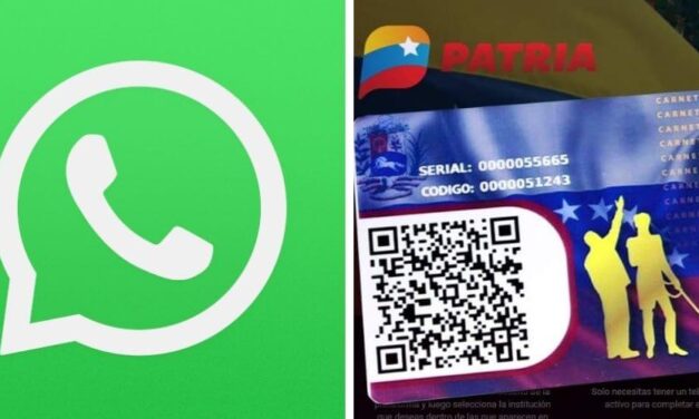 😮 Estafan vía WhatsApp con los bonos del Carnet de la Patria 😮