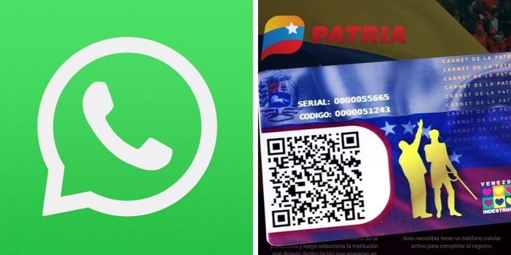 😮 Estafan vía WhatsApp con los bonos del Carnet de la Patria 😮