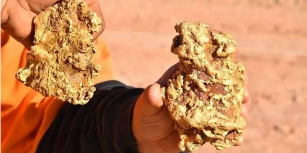 ✌ Hallaron 2 pepitas de oro que podrían valer hasta en US 350.000 ✌