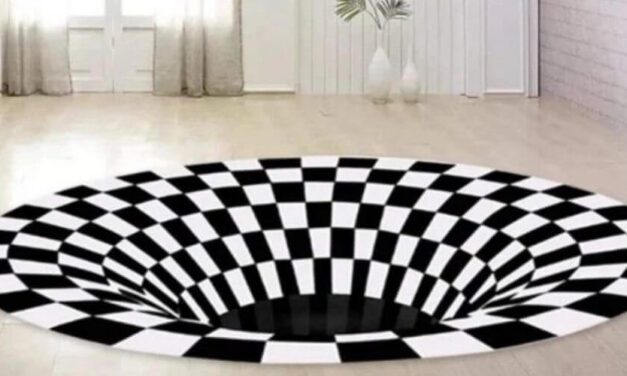 ✌ Esta futurista alfombra en 3D hará que tu sala se destaque ✌