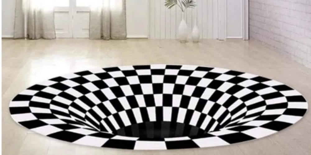 ✌ Esta futurista alfombra en 3D hará que tu sala se destaque ✌