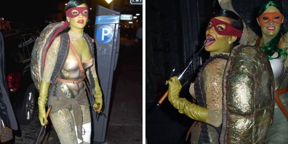 estas-6-famosas-se-disfrazaron-muy-sexys-en-los-halloween-pasados-rihanna-tortuga-ninja-movidatuy.com