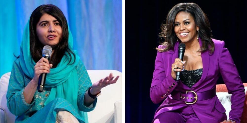 ✌ Michelle Obama y Malala se unen en una sola voz femenina ✌