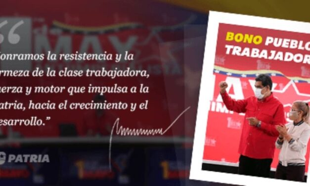 ✅ Comienza la entrega del Bono Pueblo Trabajador 2021 ✅