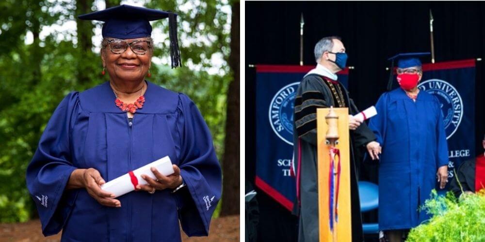 ✌️ Mujer anciana se gradúa en la universidad con honores a los 78 años ✌️