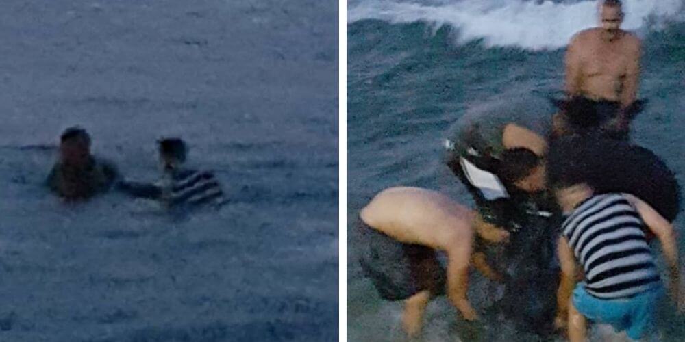 grupo-de-jovenes-rescataron-a-dos-delfines-encallados-en-una-playa-de-cuba-cojimar-movidatuy.com