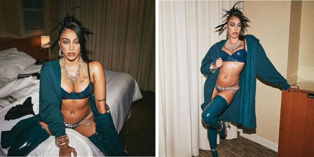 😮 Lourdes, hija de Madonna, modeló de manera muy sexy la lencería de la nueva colección de Rihanna 😮