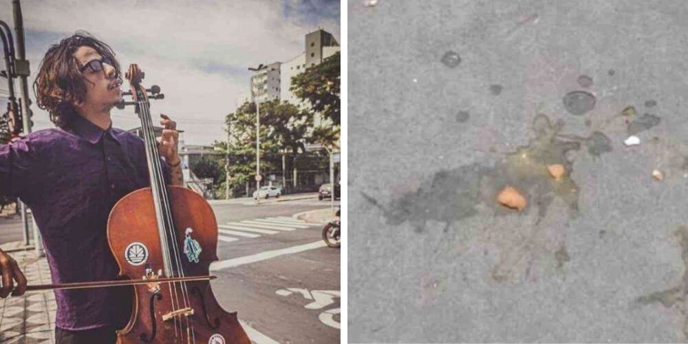 😮 Le tiran huevos a un músico y luego recibe beca para estudiar Música en universidad de Brasil 😮