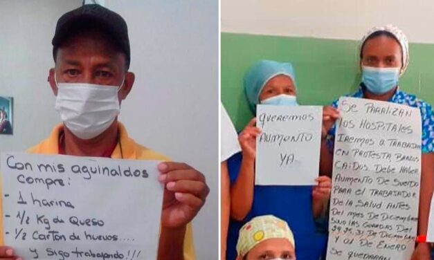 😮 Denuncian que trabajadores de la salud recibieron 6 dólares de aguinaldo 😮