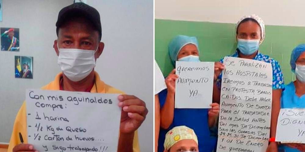 😮 Denuncian que trabajadores de la salud recibieron 6 dólares de aguinaldo 😮