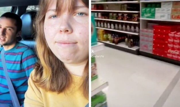 😮 Joven que le tiene miedo a los gérmenes alquila el mercado para hacer las compras ella sola 😮