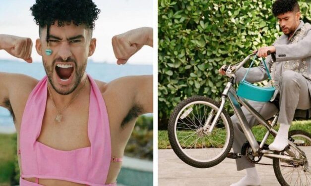 😮 Estallan las redes acusando a Bad Bunny de gay por lucir vestido y posar desnudo 😮