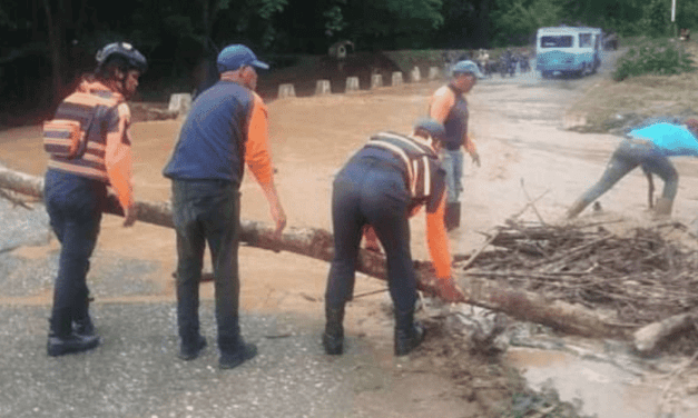 Fuertes lluvias generaron desbordamientos de ríos en Miranda