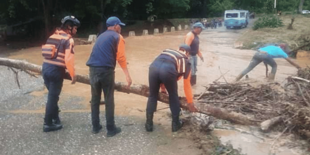 Fuertes lluvias generaron desbordamientos de ríos en Miranda