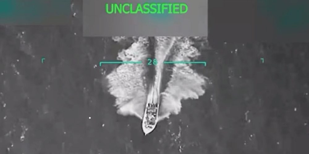 Operación militar estadounidense contra barco con drogas en aguas del Caribe cerca de Venezuela