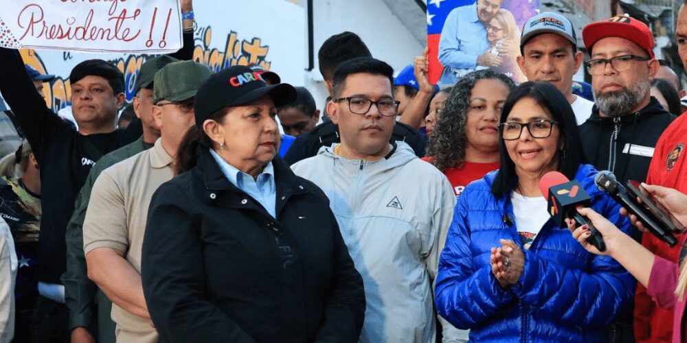 Presidente encargada Delcy Rodríguez anuncia decreto de duelo nacional por mártires venezolanos del ataque estadounidense, enero 2026.